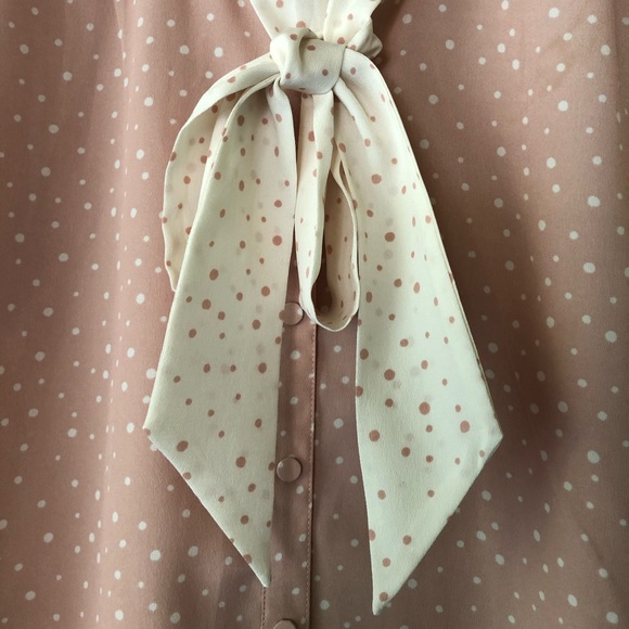 JASON WU FOR TARGET TIE NECK POLKA DOT BLOUSE. - Picture 16 of 16